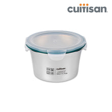 Load image into Gallery viewer, Simple Stainless Microwave-safe Lunch Box - Round 920ml