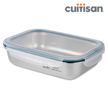 Load image into Gallery viewer, Simple Stainless Microwave-safe Lunch Box - Rectangle 1900ml