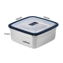 Load image into Gallery viewer, Square Stainless Microwave-safe Lunch Box 1200ml
