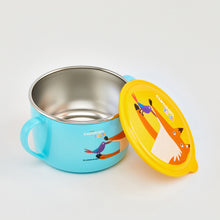 Load image into Gallery viewer, Baby Feeding Bowl - 650ml BLUE