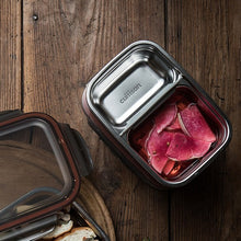 Load image into Gallery viewer, Partition Stainless Microwave-safe Lunch Box - Rectangle No. 4 (1000ml)
