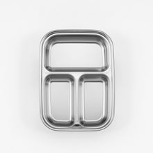 Load image into Gallery viewer, Partition Stainless Microwave-safe Lunch Box - Rectangle No. 4-1 (900ml)