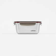 Load image into Gallery viewer, Flora Stainless Microwave-safe Lunch Box - Rectangle 980ml