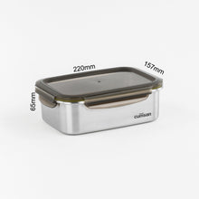 Load image into Gallery viewer, Signature Stainless Microwave-safe Lunch Box - Rectangle 1400ml