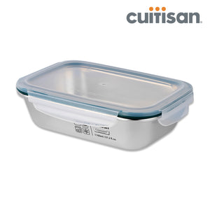 Simple Stainless Microwave-safe Lunch Box - Rectangle 1100ml – CUITISAN