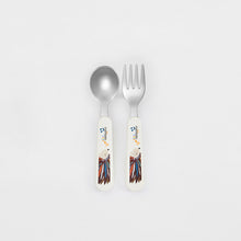 Load image into Gallery viewer, Baby Spoon &amp; Fork Set with Case - PINK