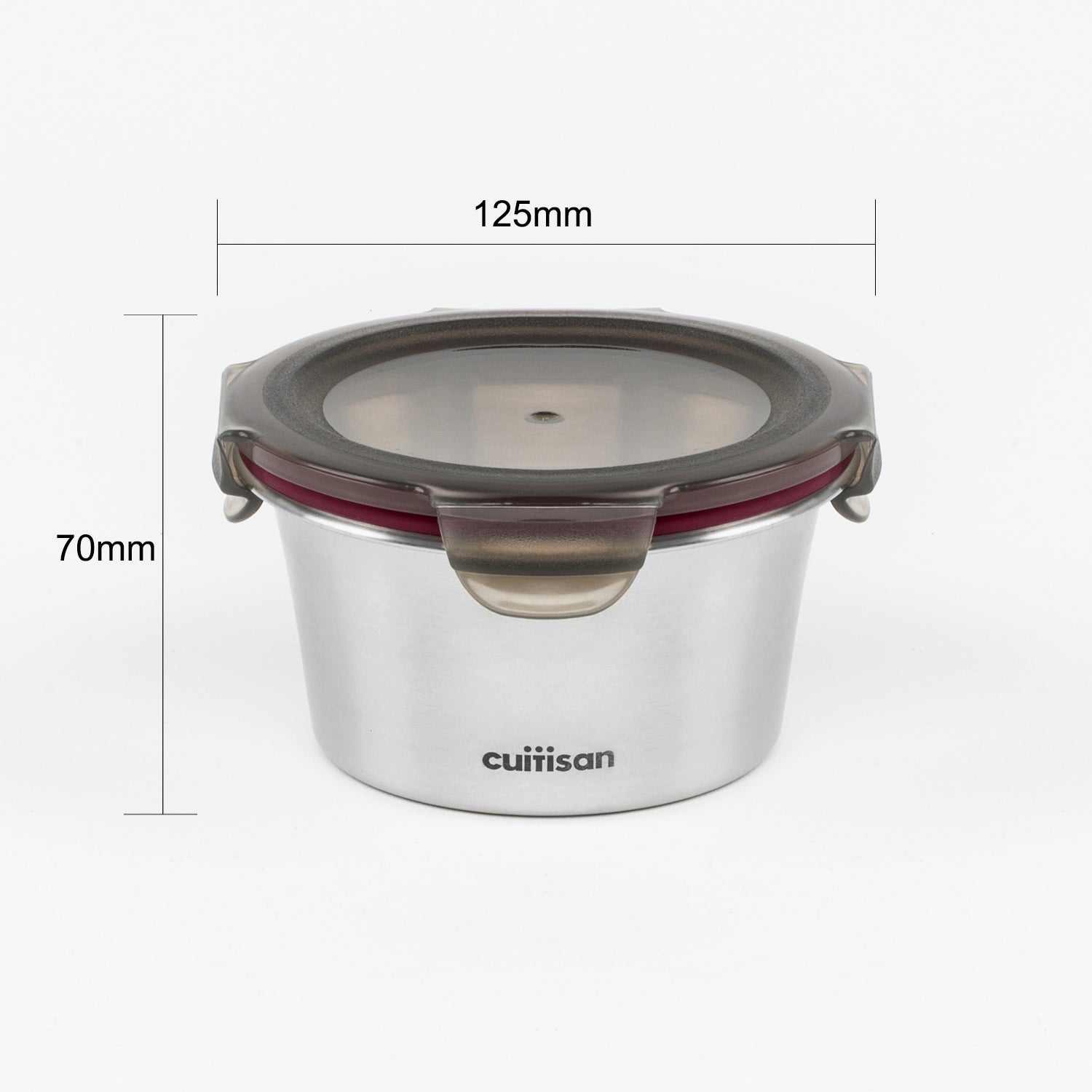 Flora Stainless Microwave-safe Lunch Box - Round 410ml – CUITISAN