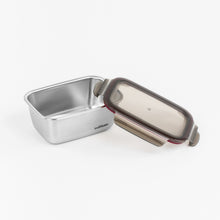 Load image into Gallery viewer, Flora Stainless Microwave-safe Lunch Box - Rectangle 980ml