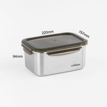 Load image into Gallery viewer, Signature Stainless Microwave-safe Lunch Box - Rectangle 2100ml