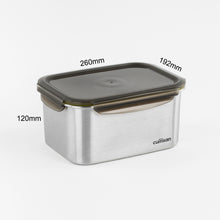 Load image into Gallery viewer, Signature Stainless Microwave-safe Lunch Box -  Rectangle 4000ml