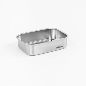 Signature Stainless Microwave-safe Lunch Box - Rectangle with Handle 2400ml